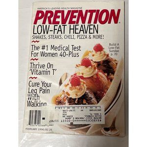 Prevention, vol. 48, no. 2 (February 1996) (Shakes, Steaks, Chili, Pizza & More!